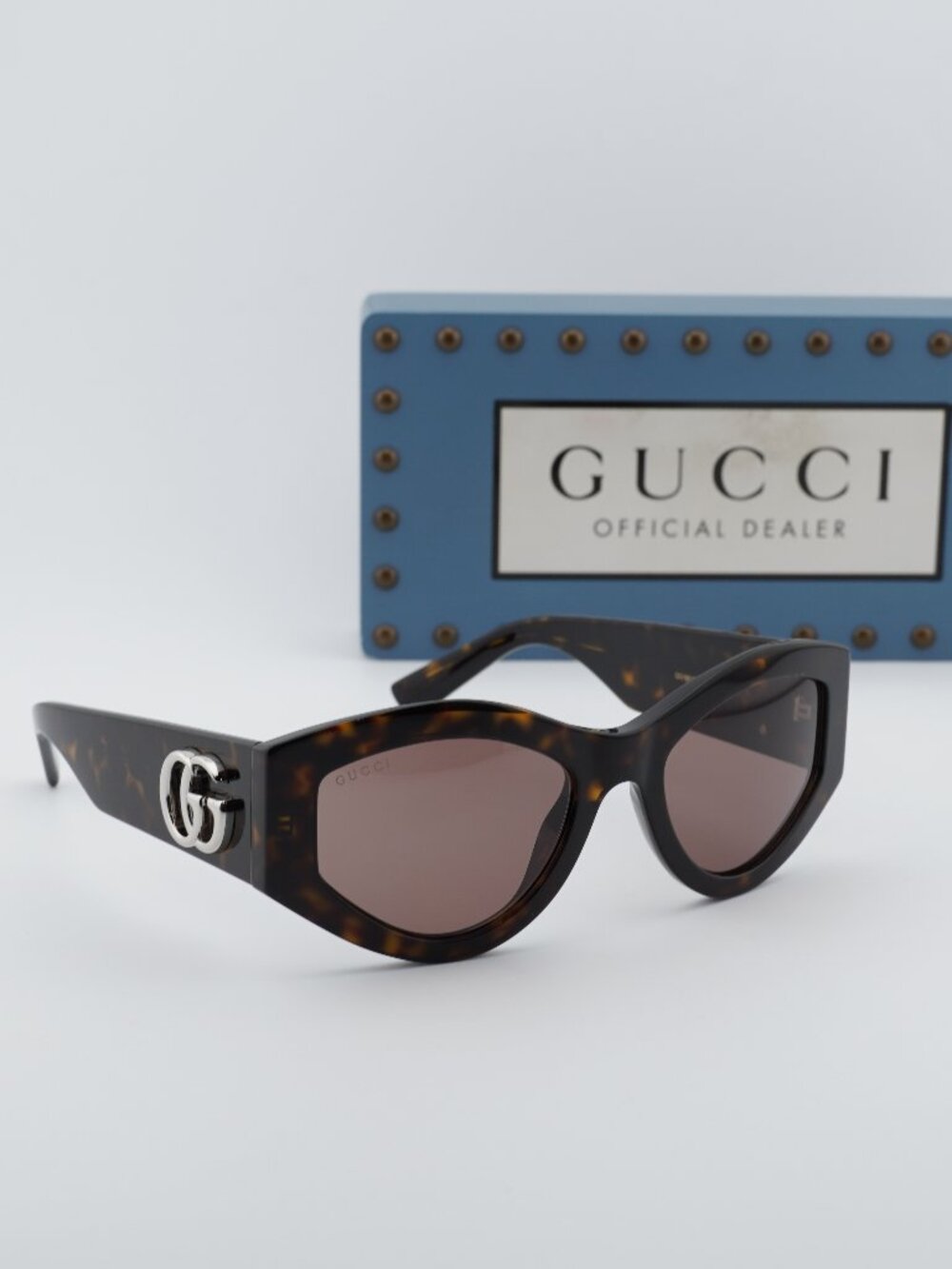 Gucci GG1951S 002 Cat Eye Sunglasses - Havana/Brown